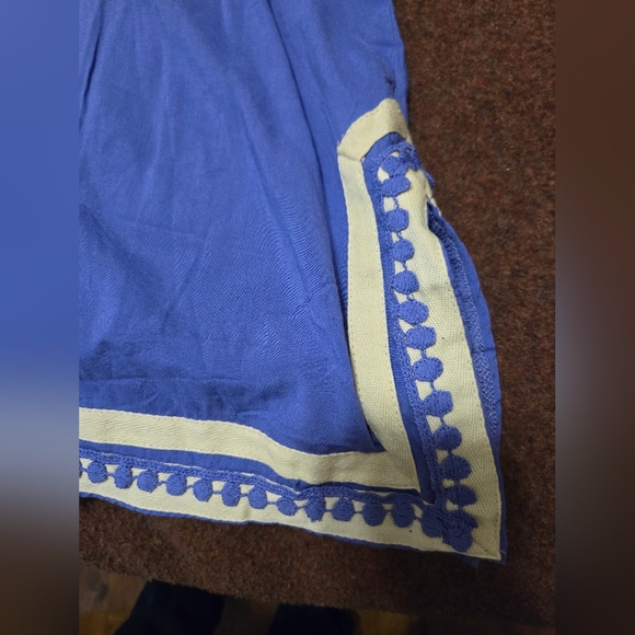 New! Kevia Tunic Blouse 1x-2x Plum And Cream Beautifully Made Light Purple - Picture 6 of 13